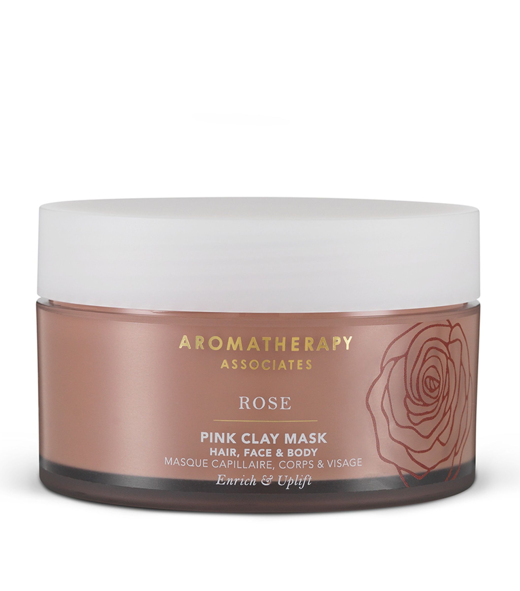 aromatherapy associates rose pink clay mask 200 ml tester 1673252838.jpg 1d13951cb99b7a3851d50842e85b7cd3