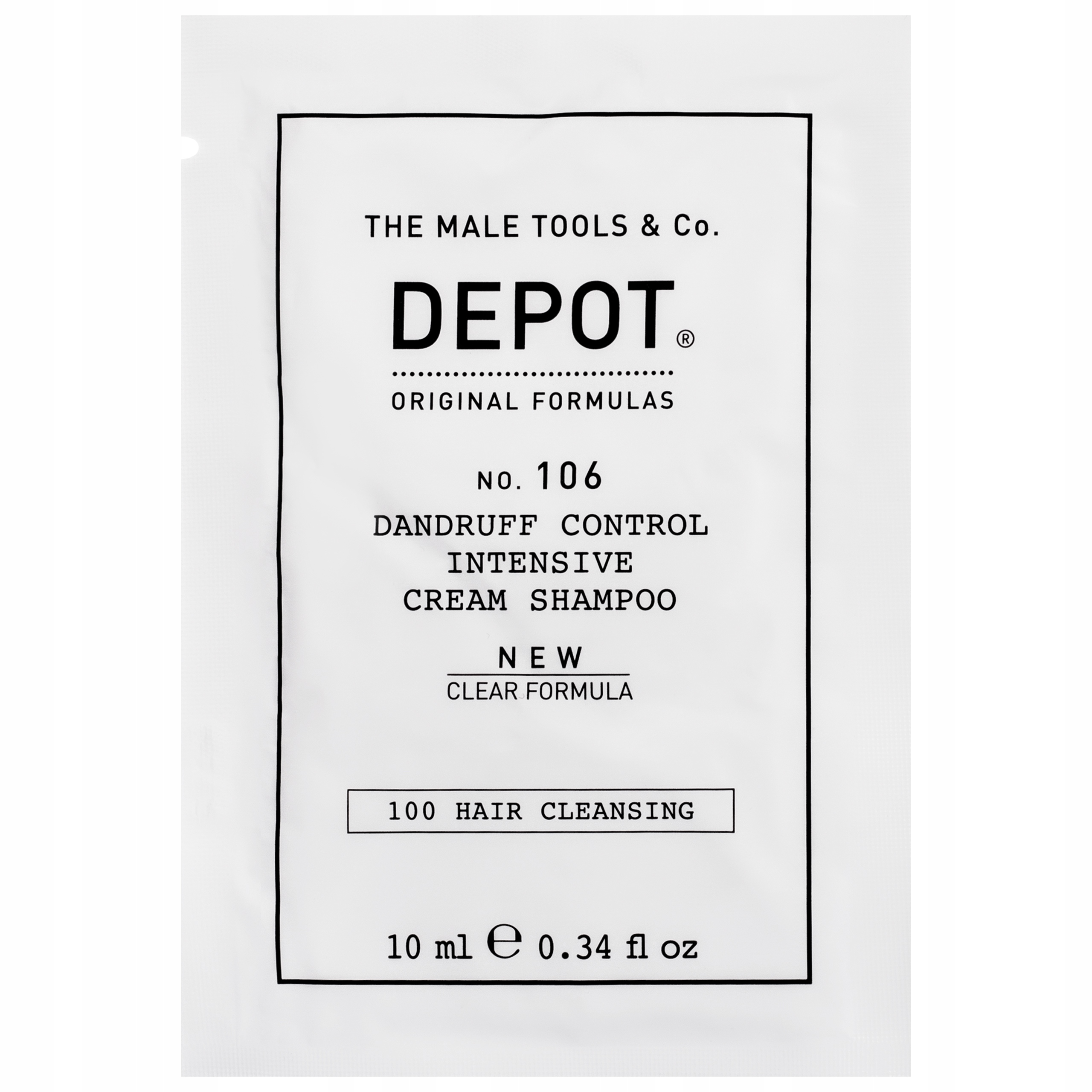 depot 100 hair cleansing no 106 clear formula pro vitamin b5 hair shampoo anti dandruff 10 ml 1678993956 1.jpg 609c71f20a6b09432fcdc068857aaab0