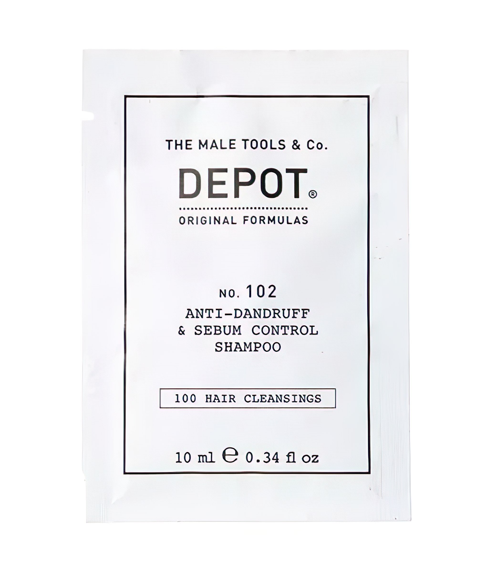 depot 100 hair cleansings no 102 soap free hair shampoo anti dandruff 10 ml 1670864237.jpg 1dc9a8839ec1aef71b87376aacdf656a