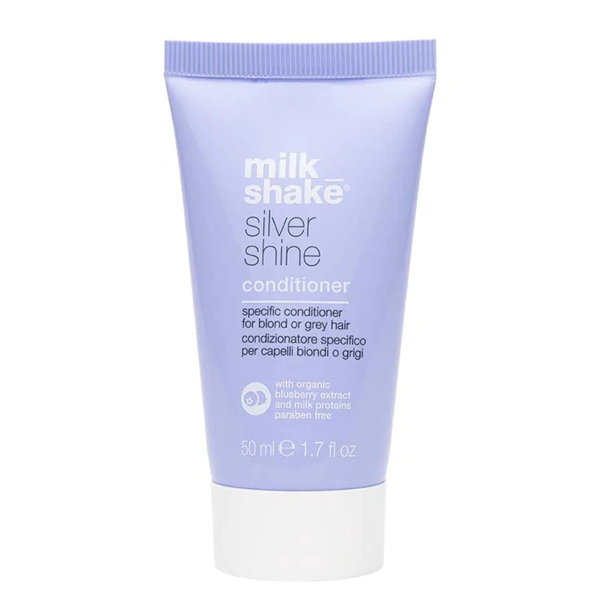 milk shake silver shine paraben free hair conditioner for neutralisation of yellow tones 50 ml 1751033302.jpg 592ee4ba06bfd172f3695520a6a5a0d2